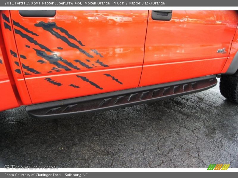 Molten Orange Tri Coat / Raptor Black/Orange 2011 Ford F150 SVT Raptor SuperCrew 4x4