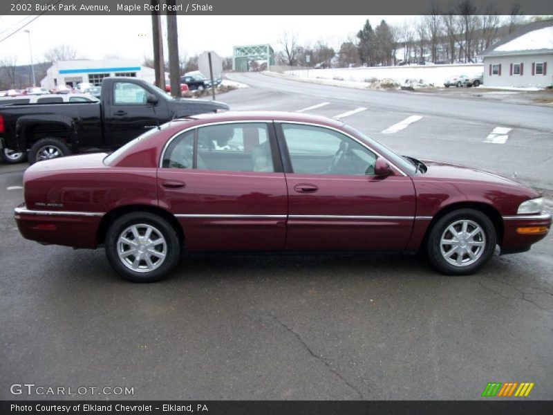 Maple Red Pearl / Shale 2002 Buick Park Avenue