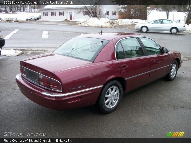 Maple Red Pearl / Shale 2002 Buick Park Avenue