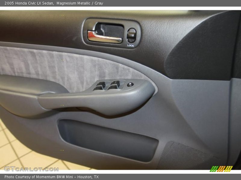 Magnesium Metallic / Gray 2005 Honda Civic LX Sedan