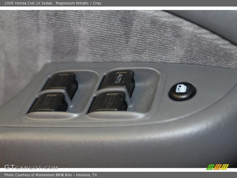 Magnesium Metallic / Gray 2005 Honda Civic LX Sedan