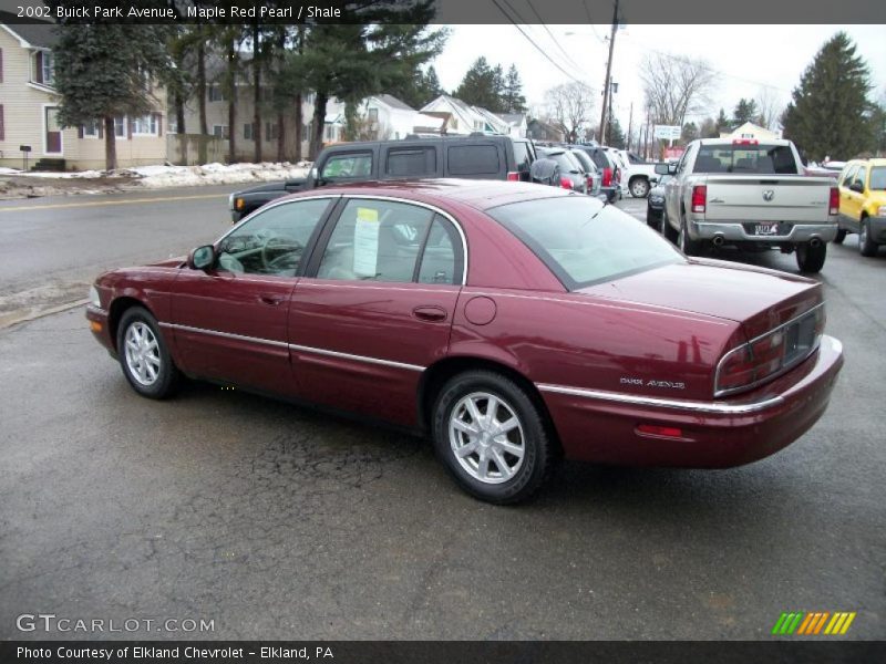 Maple Red Pearl / Shale 2002 Buick Park Avenue