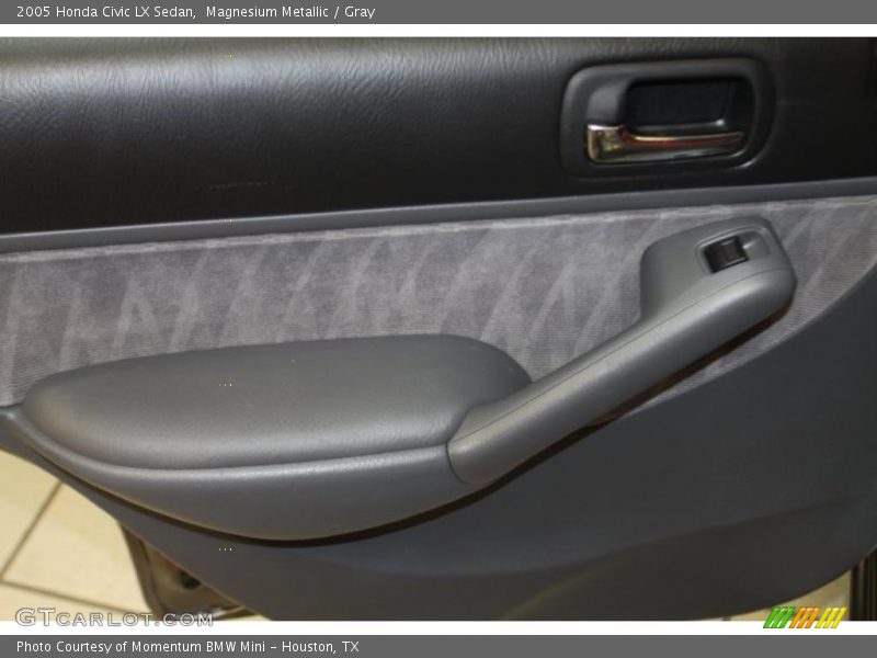 Magnesium Metallic / Gray 2005 Honda Civic LX Sedan