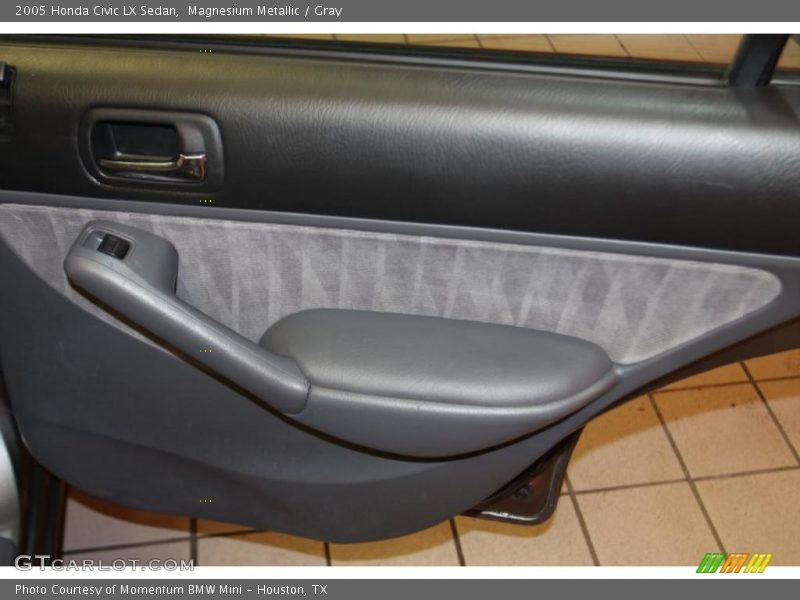 Magnesium Metallic / Gray 2005 Honda Civic LX Sedan
