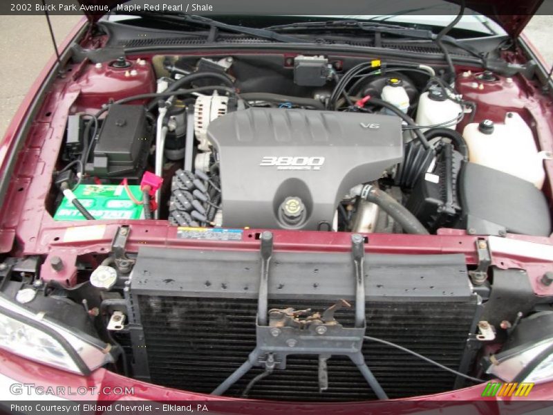 Maple Red Pearl / Shale 2002 Buick Park Avenue