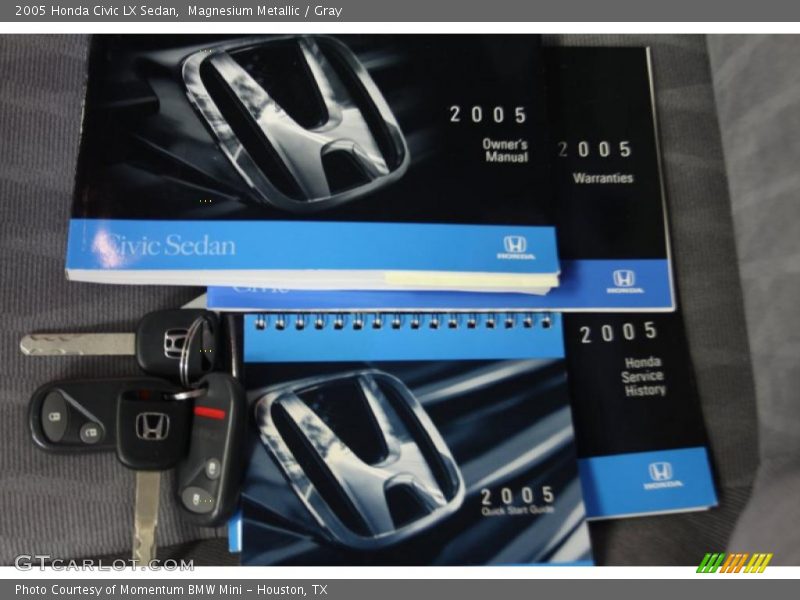Magnesium Metallic / Gray 2005 Honda Civic LX Sedan