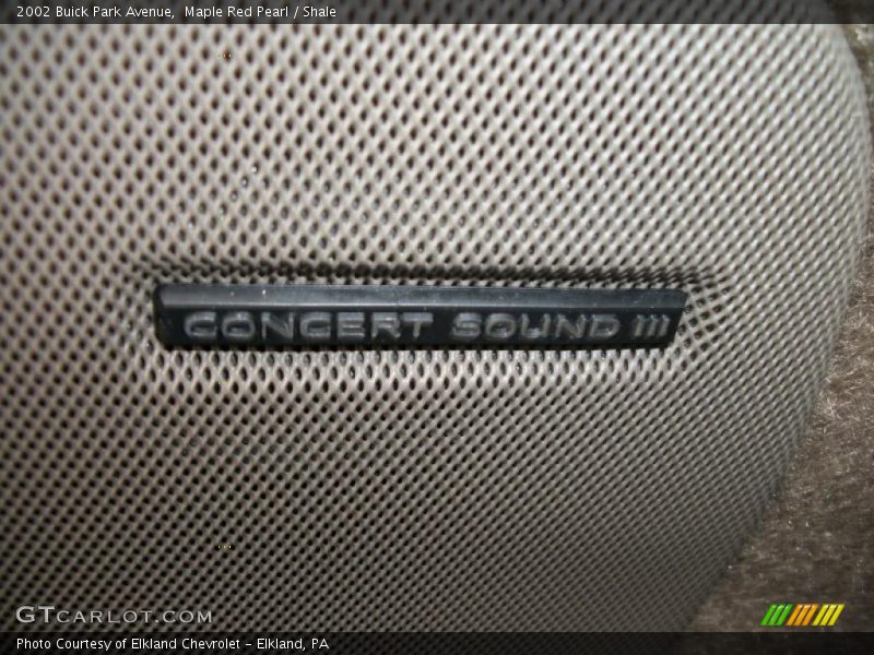 Maple Red Pearl / Shale 2002 Buick Park Avenue