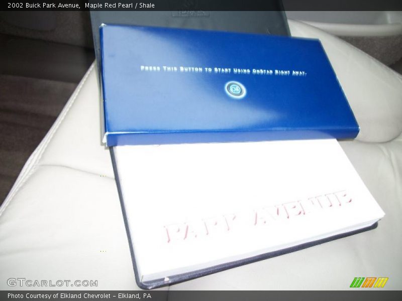 Maple Red Pearl / Shale 2002 Buick Park Avenue