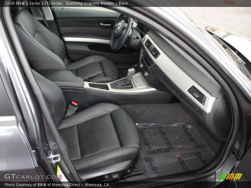 Sparkling Graphite Metallic / Black 2008 BMW 3 Series 335i Sedan