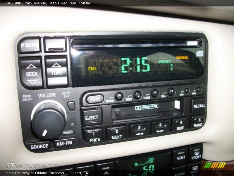 Maple Red Pearl / Shale 2002 Buick Park Avenue