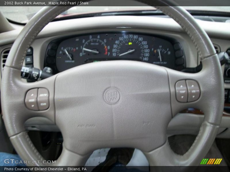 Maple Red Pearl / Shale 2002 Buick Park Avenue