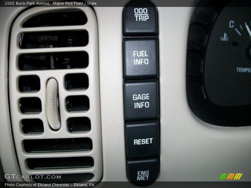 Maple Red Pearl / Shale 2002 Buick Park Avenue