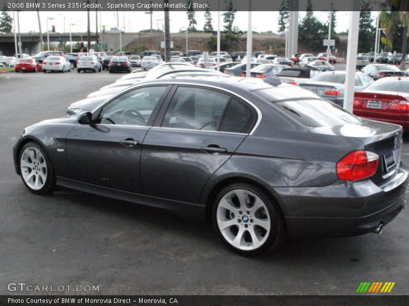 Sparkling Graphite Metallic / Black 2008 BMW 3 Series 335i Sedan