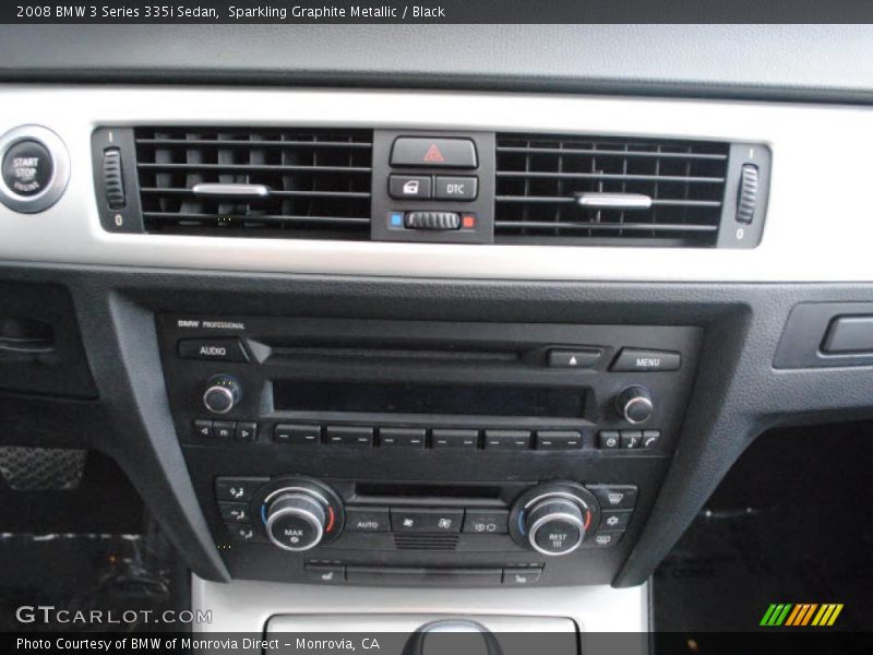 Sparkling Graphite Metallic / Black 2008 BMW 3 Series 335i Sedan