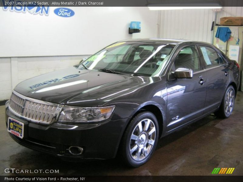 Alloy Metallic / Dark Charcoal 2007 Lincoln MKZ Sedan