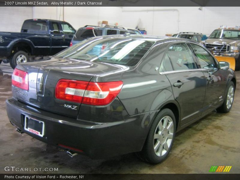 Alloy Metallic / Dark Charcoal 2007 Lincoln MKZ Sedan