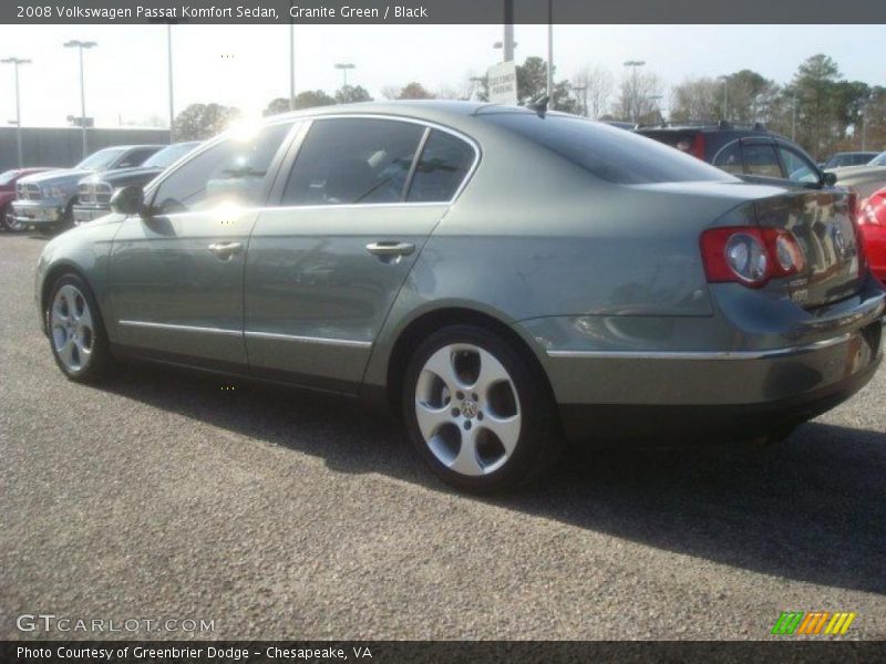 Granite Green / Black 2008 Volkswagen Passat Komfort Sedan