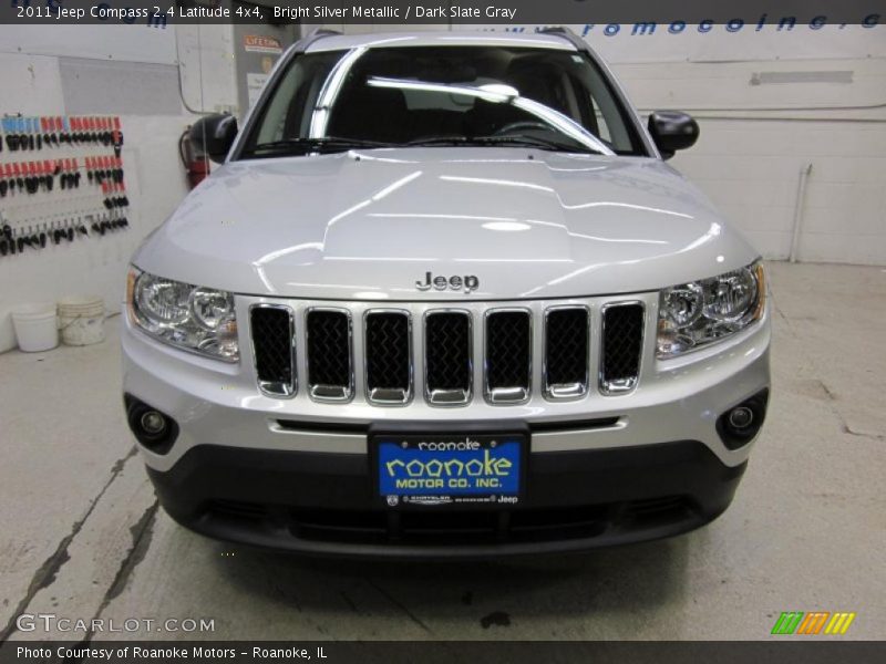 Bright Silver Metallic / Dark Slate Gray 2011 Jeep Compass 2.4 Latitude 4x4