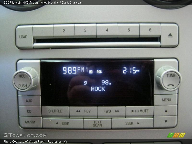 Controls of 2007 MKZ Sedan