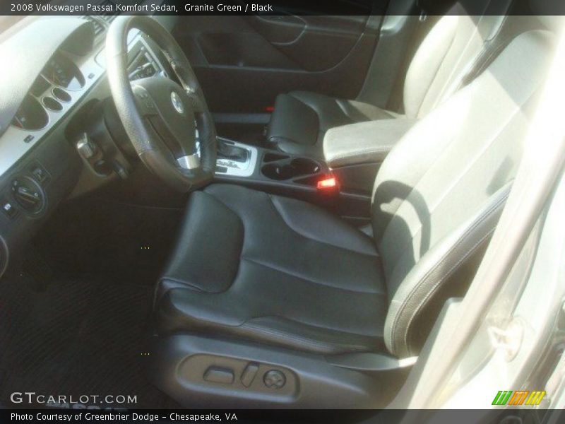 Granite Green / Black 2008 Volkswagen Passat Komfort Sedan