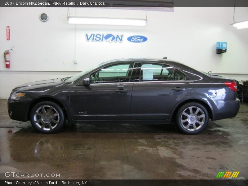 Alloy Metallic / Dark Charcoal 2007 Lincoln MKZ Sedan