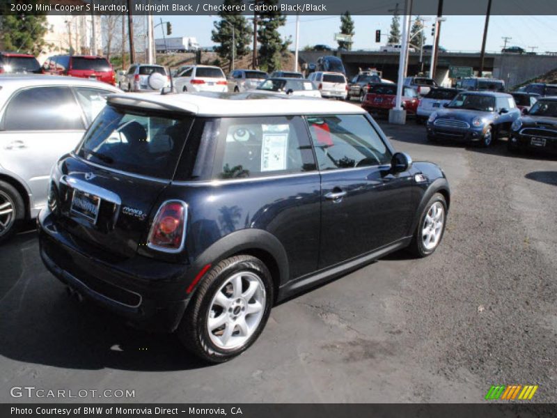 Midnight Black / Checkered Carbon Black/Black 2009 Mini Cooper S Hardtop