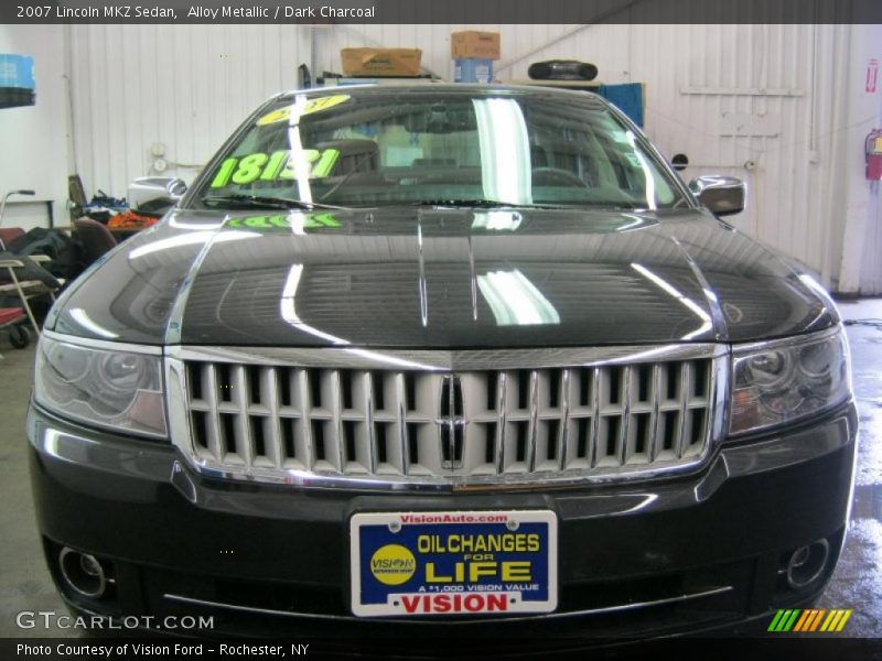 Alloy Metallic / Dark Charcoal 2007 Lincoln MKZ Sedan