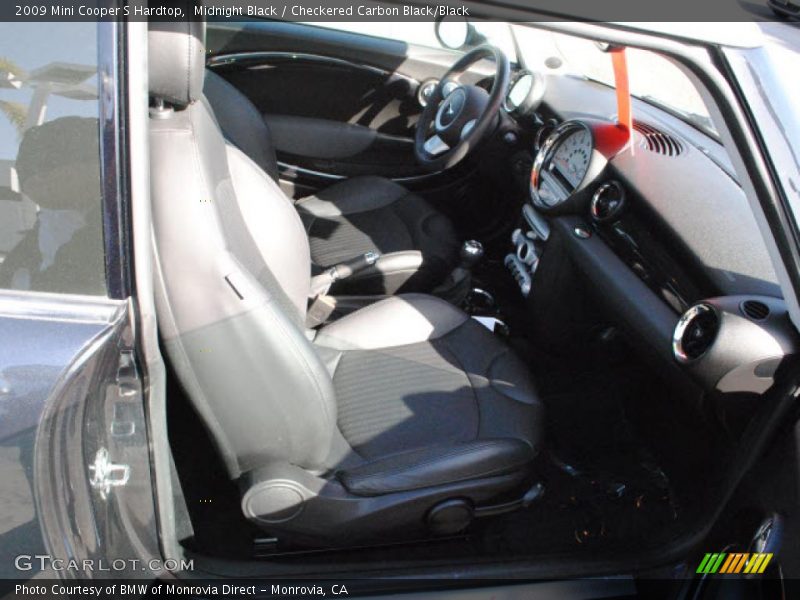 Midnight Black / Checkered Carbon Black/Black 2009 Mini Cooper S Hardtop