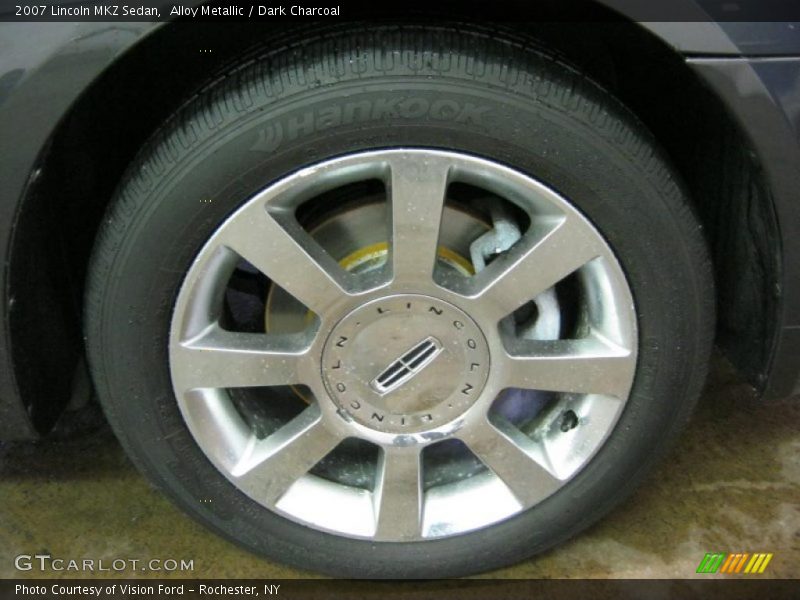 Alloy Metallic / Dark Charcoal 2007 Lincoln MKZ Sedan