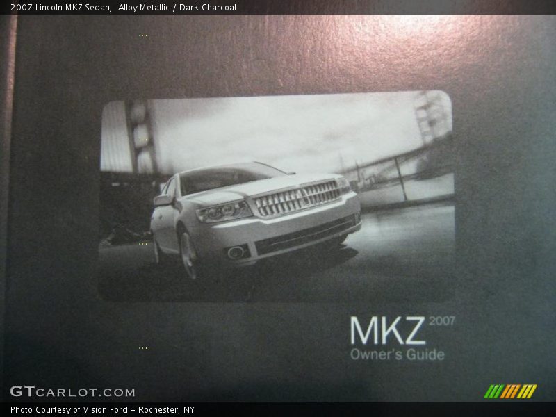 Alloy Metallic / Dark Charcoal 2007 Lincoln MKZ Sedan