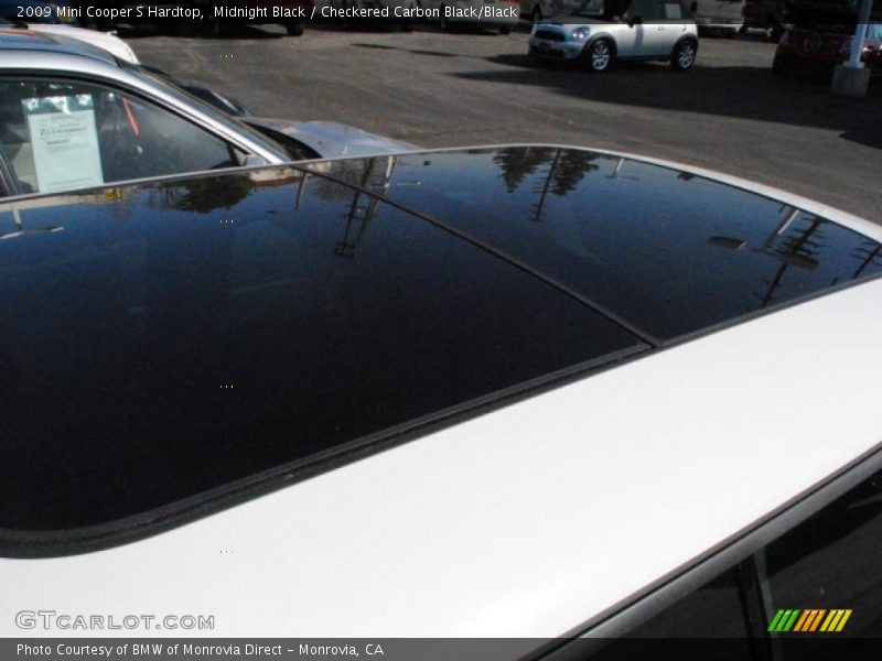 Midnight Black / Checkered Carbon Black/Black 2009 Mini Cooper S Hardtop