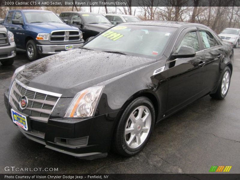 Black Raven / Light Titanium/Ebony 2009 Cadillac CTS 4 AWD Sedan