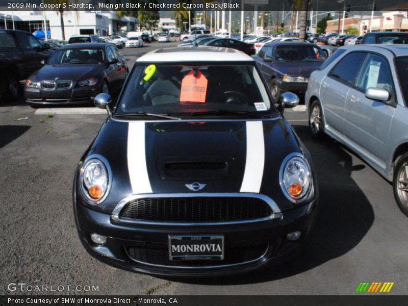 Midnight Black / Checkered Carbon Black/Black 2009 Mini Cooper S Hardtop