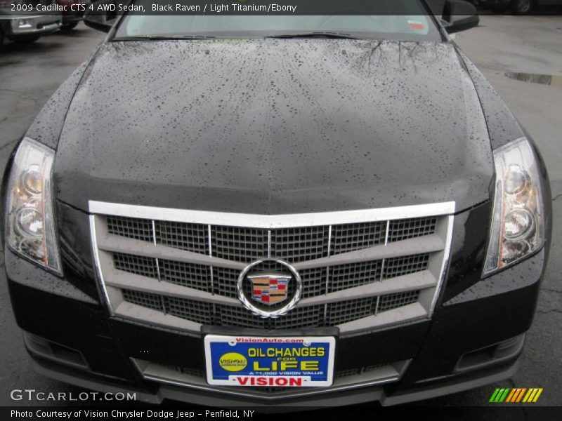 Black Raven / Light Titanium/Ebony 2009 Cadillac CTS 4 AWD Sedan