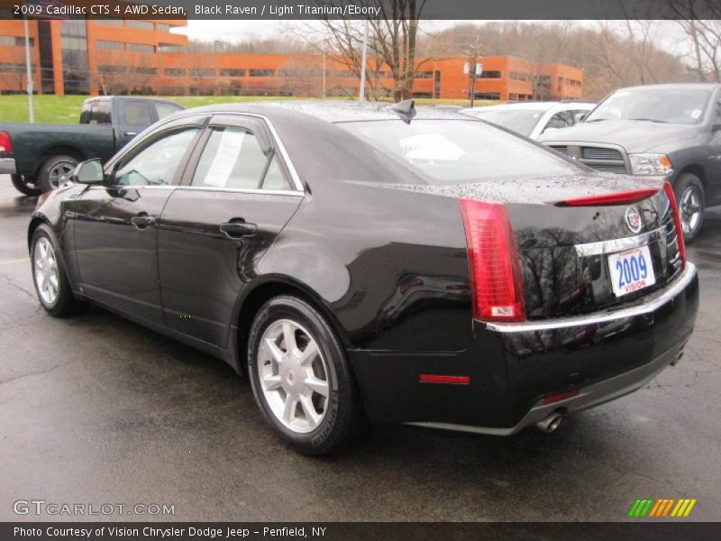 Black Raven / Light Titanium/Ebony 2009 Cadillac CTS 4 AWD Sedan