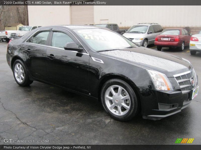Black Raven / Light Titanium/Ebony 2009 Cadillac CTS 4 AWD Sedan