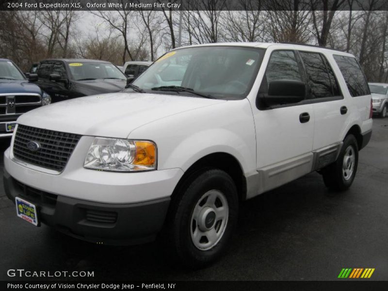 Oxford White / Medium Flint Gray 2004 Ford Expedition XLS