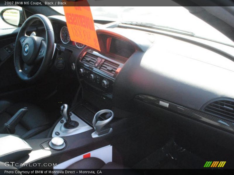 Black / Black 2007 BMW M6 Coupe