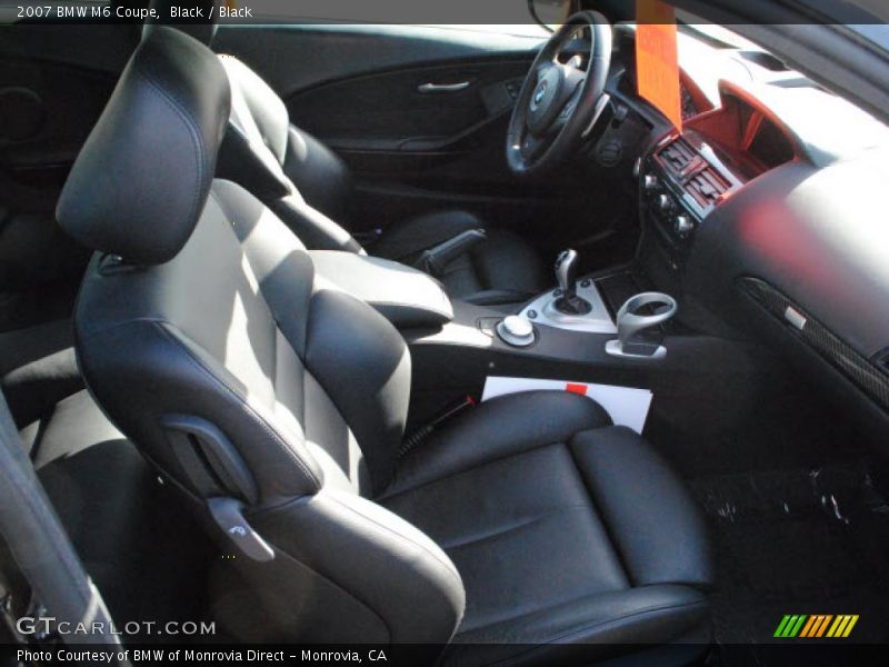 Black / Black 2007 BMW M6 Coupe