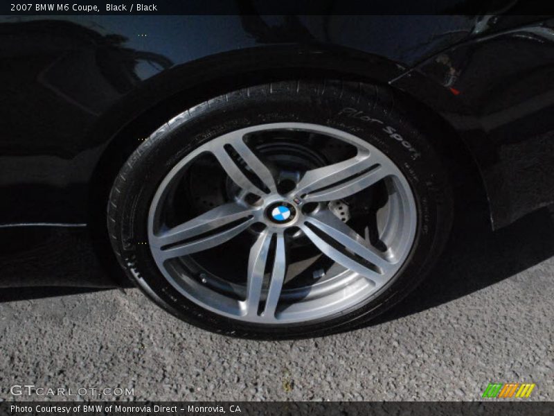 Black / Black 2007 BMW M6 Coupe