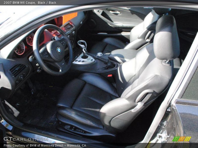 Black / Black 2007 BMW M6 Coupe