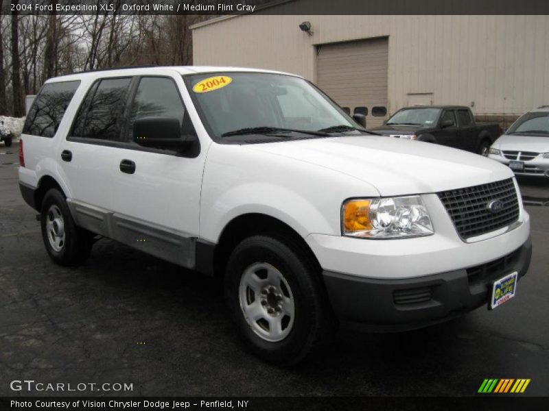 Oxford White / Medium Flint Gray 2004 Ford Expedition XLS