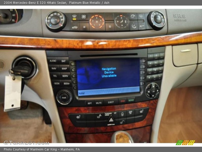Platinum Blue Metallic / Ash 2004 Mercedes-Benz E 320 4Matic Sedan