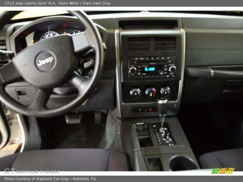 Stone White / Dark Slate Gray 2010 Jeep Liberty Sport 4x4