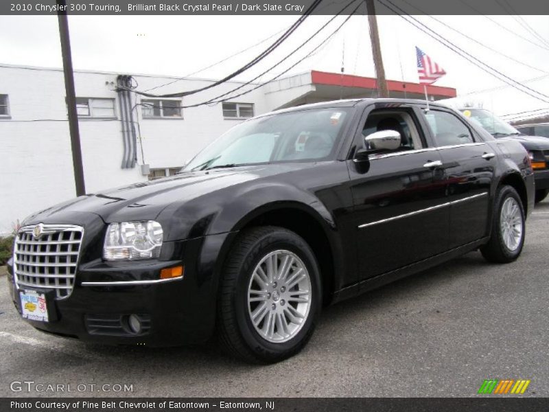 Brilliant Black Crystal Pearl / Dark Slate Gray 2010 Chrysler 300 Touring