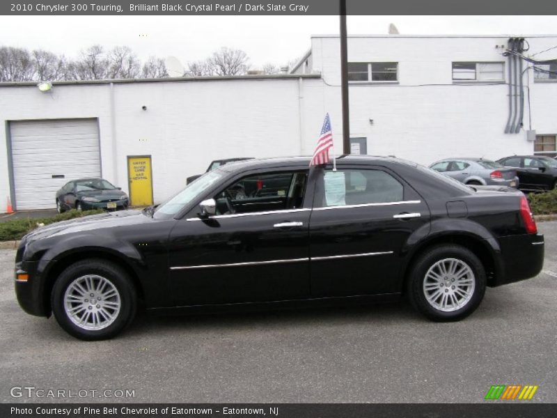 Brilliant Black Crystal Pearl / Dark Slate Gray 2010 Chrysler 300 Touring
