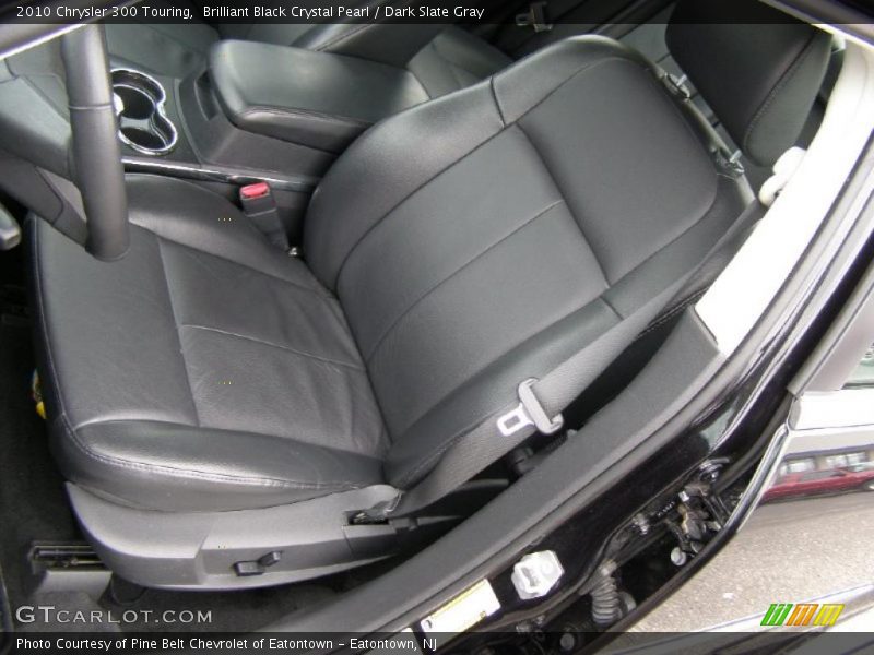 Brilliant Black Crystal Pearl / Dark Slate Gray 2010 Chrysler 300 Touring