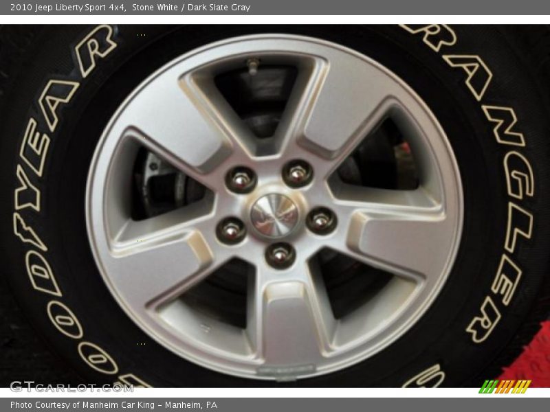 Stone White / Dark Slate Gray 2010 Jeep Liberty Sport 4x4