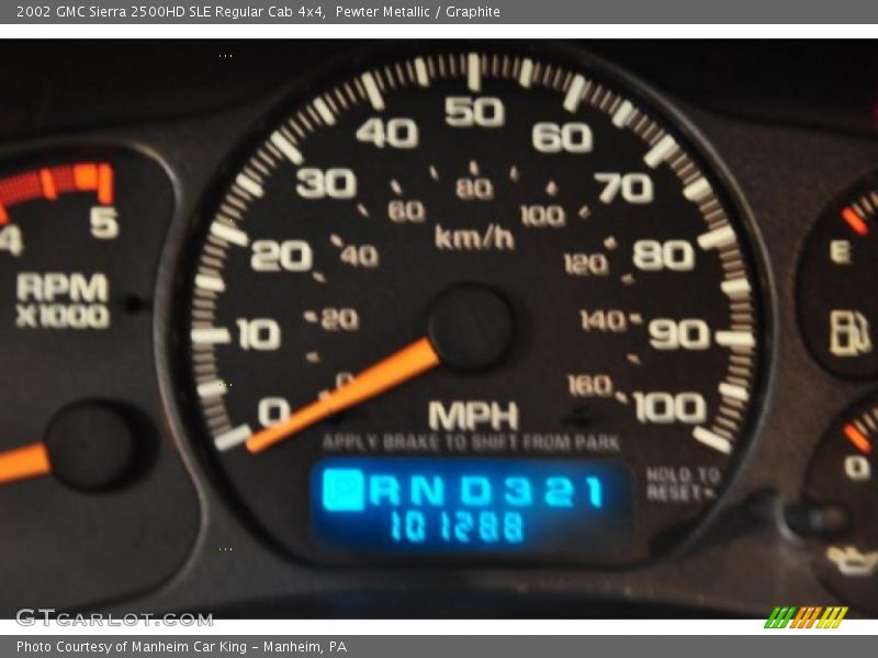 Pewter Metallic / Graphite 2002 GMC Sierra 2500HD SLE Regular Cab 4x4