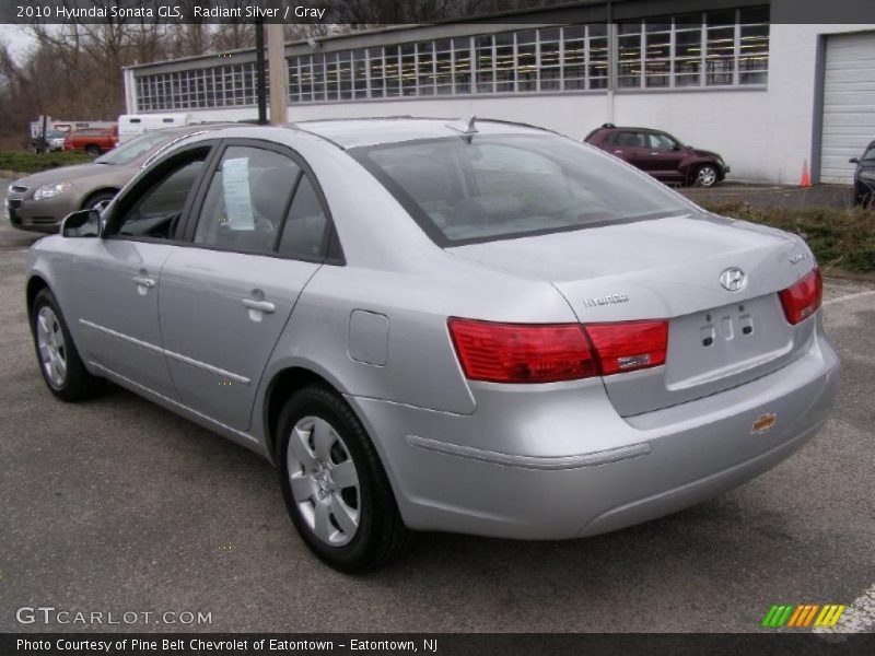 Radiant Silver / Gray 2010 Hyundai Sonata GLS